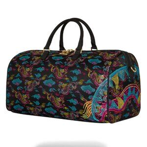 SPRAYGROUND EMBROIDERED DRAGONS DUFFLE